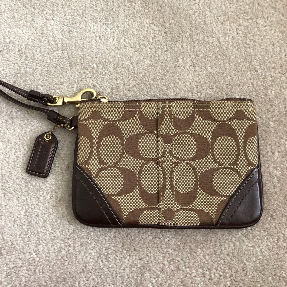 Coach Zip Wristlet